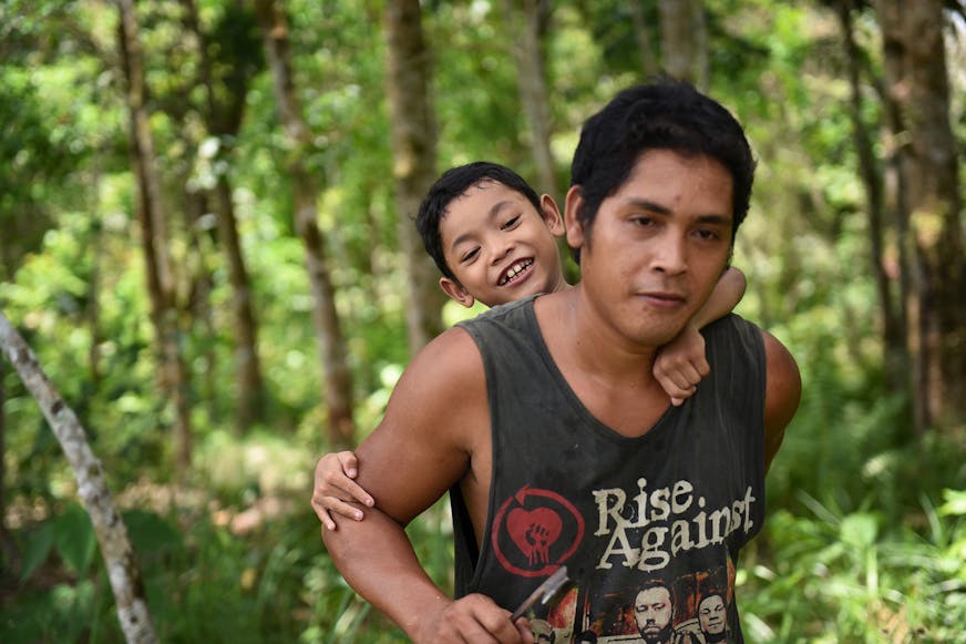 Moses met zijn vader