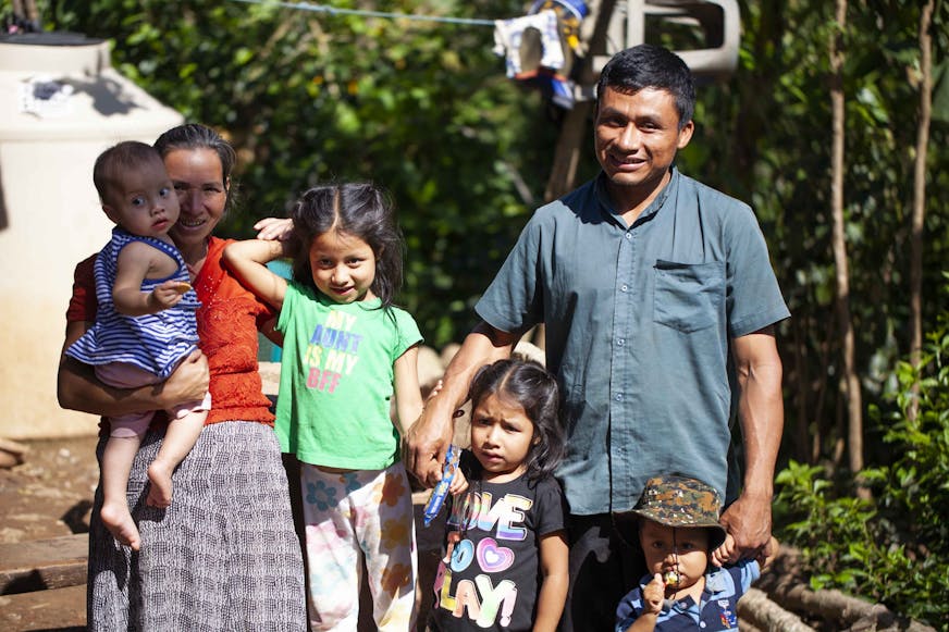 Ethny met haar gezin