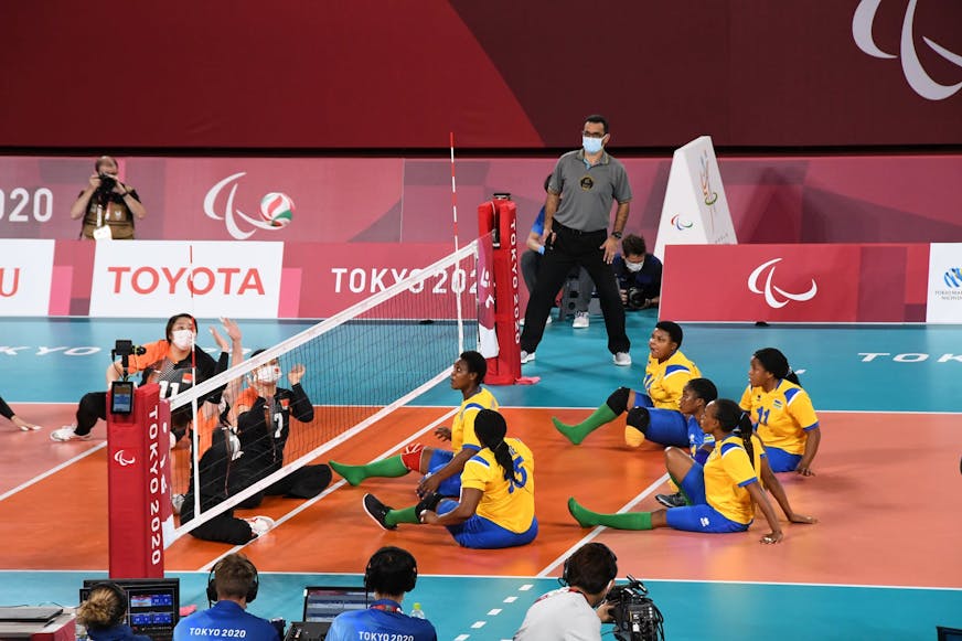 zitvolleybalsters van Rwanda