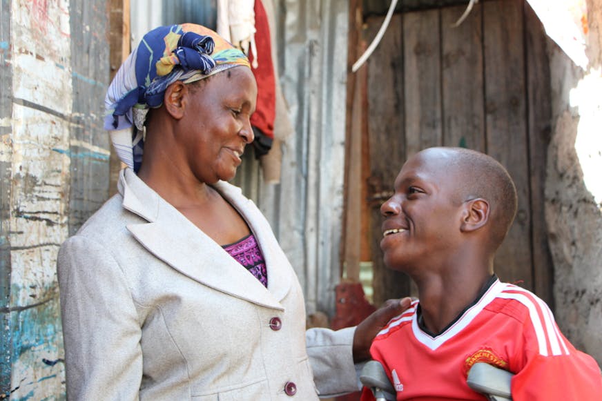 moeder Jane en zoon Gevas