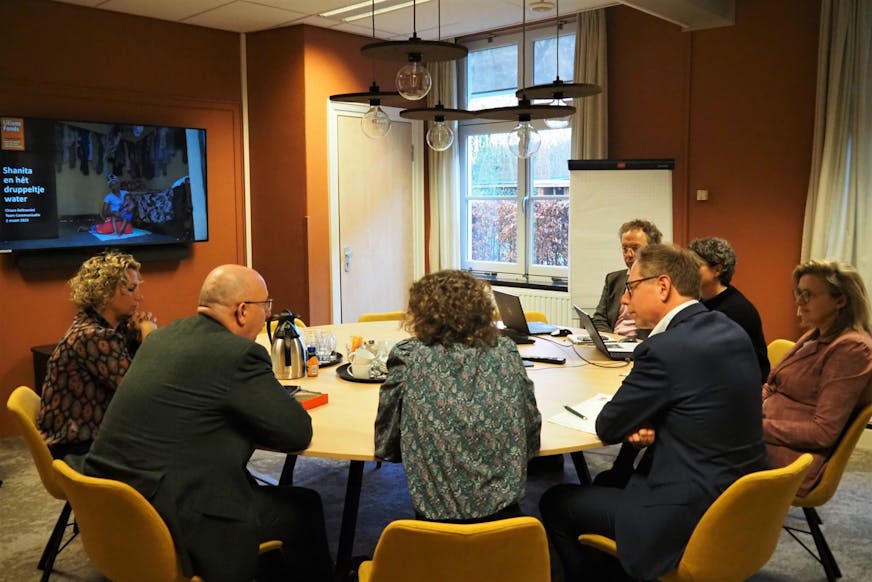 Jack Mikkers bij het Liliane Fonds